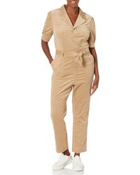 PAIGE - Mayslie Straight Ankle Self-tie In Tan - Lyst