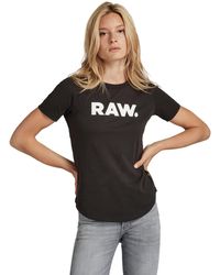 G-Star RAW - Raw. Graphic Slim T-shirt Voor - Lyst