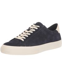 Vince - S Fulton Lace Up Casual Fashion Sneaker Night Blue Suede 9.5 M - Lyst