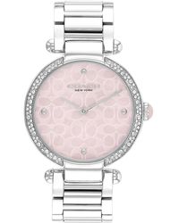COACH - Cary Watch: Mother-of-pearl Dial |shimmering Crystals | Effortless Sophistication For Any Occasion - Lyst
