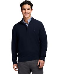 Izod - Premium Essentials Quarter Zip Sweater - Lyst