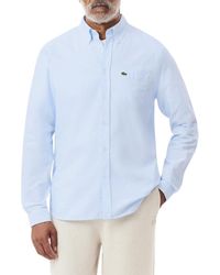 Lacoste - S Casual Long Sleeve Woven Shirt - Lyst