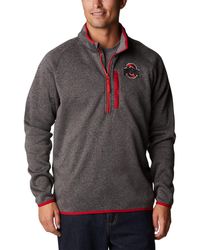 Columbia - Collegiate Canyon Point Sweater Fleece Half Zip - Lyst