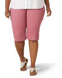 Relaxed Fit Cargo Skimmer Capri Pant 