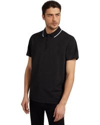 Guess - Polo-Shirt Paul Pique Tape - Lyst