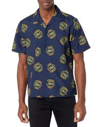 Lacoste - Short Sleeve Regular Fit Golf Woven Shirt - Lyst
