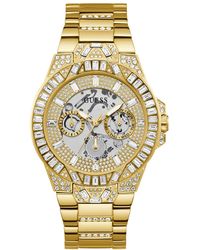 Guess - Analog Stainless Steel Watch 44mm - Lyst