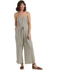 lucky brand ankle tie jumpsuit
