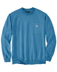 Carhartt - Relaxed Fit Midweight Garment Dye French Terry Crewneck Pocket Sweatshirt - Lyst