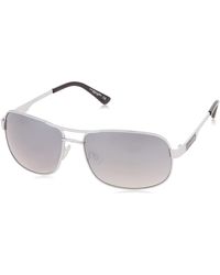 U.S. POLO ASSN. - Mens Pa1015 Handsome Metal Uv Protective Rectangular Sunglasses For Classic Gifts 65 Mm - Lyst