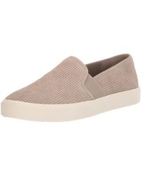 Vince - S Blair Slip On Fashion Sneakers Taupe Grey Suede 5 M - Lyst