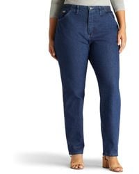lee side elastic jeans petite