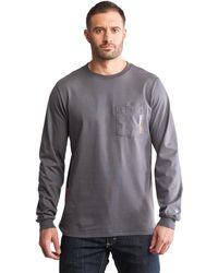 Timberland - Size Fr Cotton Core Flame Resistant Long-sleeve Pocket T-shirt - Lyst