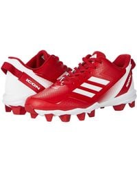 adidas Lace Icon 7 Molded Baseball Cleats in Black for Men - Lyst