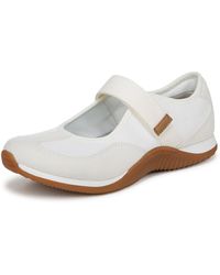 Dr. Scholls - S Goodie Mary Jane Flat White Tofu Fabric 8.5 M - Lyst