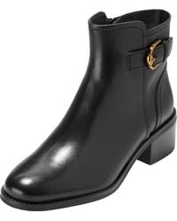 Cole Haan - Hanover Buckle Bootie Boot - Lyst