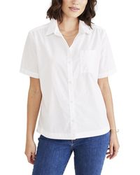 Dockers - Regular Fit Short Sleeve Button Down Shirt, - Lyst