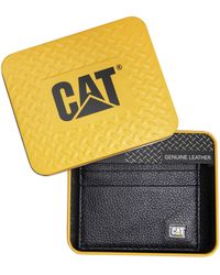 Caterpillar - Card Holder With Enamel Logo - Lyst