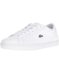 Lacoste Leather Womens White 