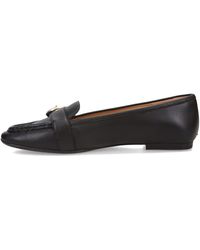 Naturalizer - S Lola Slip On Buckle Loafer Black Leather 11 W - Lyst