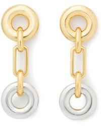 Kate Spade - Interlock Linear Earrings Earring, Cubic Zirconia - Lyst