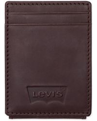 Levi's - Rfid Embossed Logo Magnetic Front Pocket Wallet - Lyst