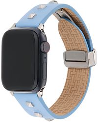 Ted Baker - Light Blue Leather Strap With Studs For Apple Watch® - Lyst