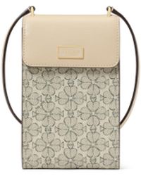 Kate Spade - Serena Spade Flower Coated Canvas Ns Phone Crossbody - Lyst