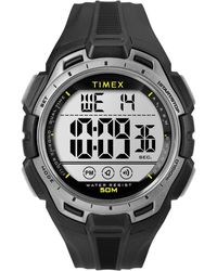 Timex - Black Band Digital Dial Black - Lyst