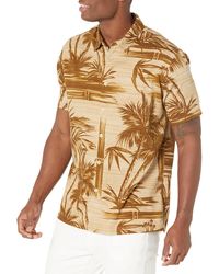 Quiksilver - Mens Island Time Floral Hawaiian Up Button Down Shirt - Lyst