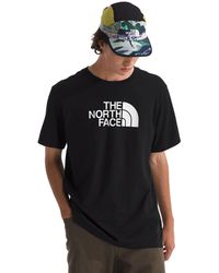 The North Face - Core Half Dome Short-sleeve Tee | Regular Fit Cotton Shirt With Graphic Design & Ribbed Collar - Lyst