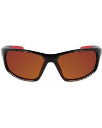 Columbia - Shiny Black & Red With Polarized Orange Revo - Lyst