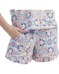 Vera Bradley - Cotton Pajama Shorts With Pockets - Lyst