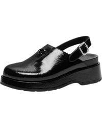 COACH - Sculpted C Platform Clog In Glazed Leather - Lyst