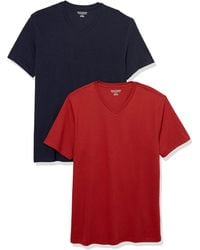 Amazon Essentials - Maglietta con Scollo a v a iche Corte vestibilità Regolare Uomo - Lyst
