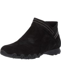 skechers black boots ladies