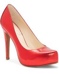 jessica simpson parisah ombre glitter platform pumps