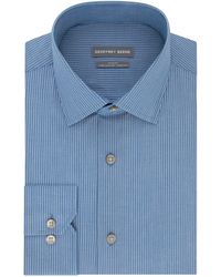 geoffrey beene mens dress shirts regular fit solid sateen