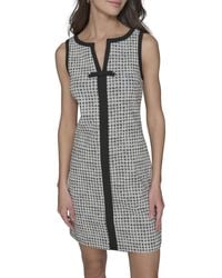 Karl Lagerfeld - Paris V Neck Sleeveless Bow A Line Dress - Lyst