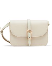 Anne Klein - S Sculpted Buckle Flap Crossbody - Lyst