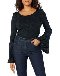 MILLY - Rent The Runway Pre-loved Navy Bella Sweater - Lyst