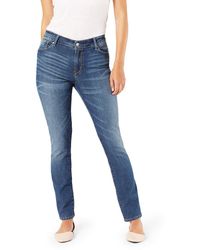 signature by levi strauss & co women's curvy straight jean