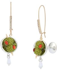 Betsey Johnson - Jewelry Celestial Soiree Martini Drop Earrings - Lyst