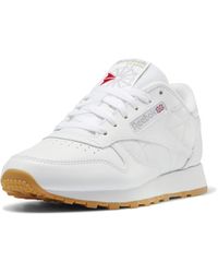 Reebok Classic Leather Sneakers for Women - Up to 59% off | Lyst