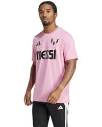 adidas - Messi Name And Number Graphic T-Shirt - Lyst
