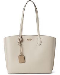 Kate Spade - Suite Crossgrain Leather Large Work Tote - Lyst