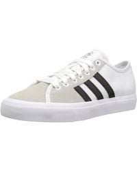 adidas matchcourt rx all white canvas shoes