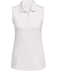 adidas - Standard Ultimate365 Sleeveless Polo Shirt - Lyst