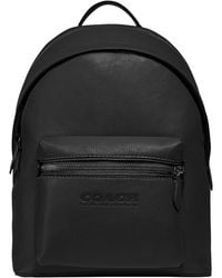 COACH - Charter Backpack In Refined Pebbled Leather - Lyst