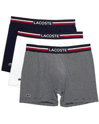 Lacoste - 's Cotton Stretch Big Croc Print Trunks - Lyst